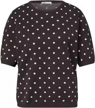 Street One Kurzarm Pullover mit Rundhals und Muster (A30399727874)