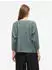 Vila Vimalu Boatneck 3/4 Sleeve Knit Top-Noos Lockere Passform balsam grün melange