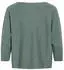 Vila Vimalu Boatneck 3/4 Sleeve Knit Top-Noos Lockere Passform balsam grün melange
