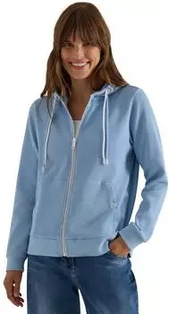 Cecil Kapuzencardigan mit Tunnelzugband (B325750) easy blue