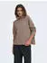 Only ONLMARY LS HIGH NECK SLIT KNT NOOS Strickpullover Regular Fit (15379251) shaved chocolate/braunmeliert