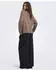 Only ONLMARY LS HIGH NECK SLIT KNT NOOS Strickpullover Regular Fit (15379251) shaved chocolate/braunmeliert