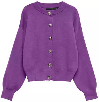 Vero Moda Bang Strickjacke (10347061) dunkellila