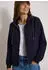 Cecil Kapuzensweatjacke mit Struktur und seitlichen Taschen mit Knopf (CCB25422016831XXL) dunkelblau