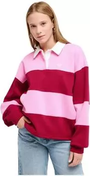 Roxy Überlege Es Dir Shirt Collar Sweatshirt (ERJFT05015) fuchsia pink