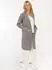 Zwillingsherz Jessi Cardigan mit Kragen, Langarm, knielang (11327600) mittelgrau/blau
