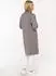 Zwillingsherz Jessi Cardigan mit Kragen, Langarm, knielang (11327600) mittelgrau/blau