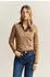 GANT Zopfstrick V-Neck Pullover aus Stretch-Baumwolle warm khaki
