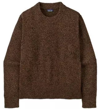 Patagonia Recycled Wool Pullover (51025-DPLD) dappled: den brown