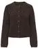 Only ONLMAGGIE Strickjacke dunkelbraun/silber