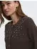 Only ONLMAGGIE Strickjacke dunkelbraun/silber