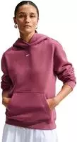 NIKE W NK STDO FLC MW STD PO HDY PINK SMOKE/SAIL L