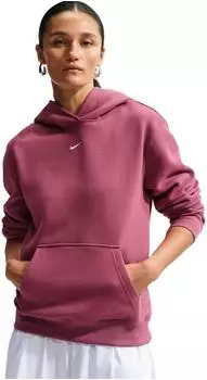 Nike Studio Fleece Oversized Hoodie (IM8100-654) pink smoke/sail