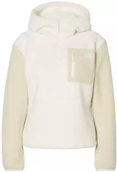 The North Face Yumiori Fleecejacke Mit 1/4-langem Rv Damen (NF0A8KPR) white dune/desert stone