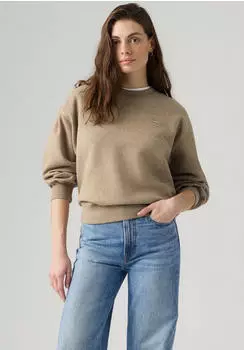 Levi's Everyday Crew Sweatshirt (0082J0007) taupe gray heather/beige