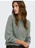 Only ONLIDA LS RIB O-NECK CS KNT Strickpullover (17069350) balsam grün detail:melange