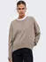 Only ONLAlivia Knit Pullover Loose Fit Round Neck (15383977) taupe