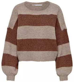 Only ONLAYA Strickpullover grau