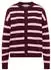 Cecil Cardigan mit Rundhals und Streifen (B254223) pink/rot
