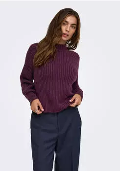Only ONLKALIBU Pullover Regular Fit Melange dunkellila