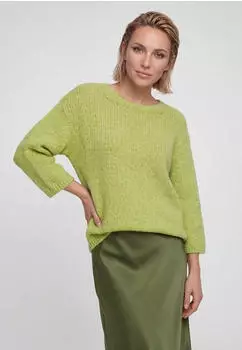 Olsen Strickpullover mit 3/4-&Auml;rmeln (11004874) wild lime melange