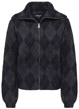 Only Maroon ls zip Cardigan (15358211) night sky