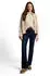 Tom Tailor Knit Plaited Rib Crewneck Sweater beige white structure