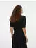 Vero Moda VMDOFFY 2/4 O-Neck Pullover Regular Fit (60012701) chocolate torte detail:schwarz melange