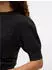 Vero Moda VMDOFFY 2/4 O-Neck Pullover Regular Fit (60012701) chocolate torte detail:schwarz melange