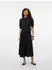 Vero Moda VMDOFFY 2/4 O-Neck Pullover Regular Fit (60012701) chocolate torte detail:schwarz melange