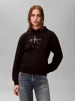 Calvin Klein Jeans Kapuzensweatshirt MONOLOGO Regular fit mit Kapuze und