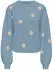 Only ONLRica Pullover Regular Fit dusty blue pattern:birch/mel/dots