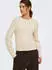 Only ONLPRINCESS LS O-NECK DETAIL KNT Strickpullover Regular Fit whitecap gray