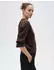 Opus Disille Knit Cardigan with 3/4 Sleeve affogato