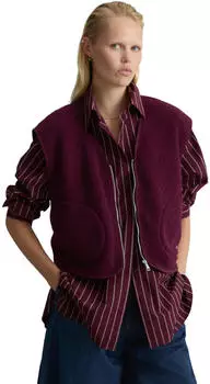 Marc O'Polo Teddyweste relaxed aus recyceltem Polyester (5000014558) blush
