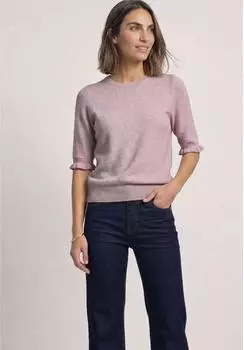 Street One Kurzarm Pullover mit Rundhals und R&uuml;schen (A30403118107)
