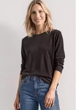 Street One Pullover mit Rundhals und Rollkanten (A30388817874)