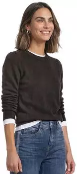 Street One Langarm Pullover mit Rundhals und Raffung (A30396718037)