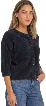Street One Kuscheliger Halbarm Cardigan mit Rundhals (A25421717873)