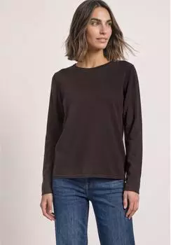 Street One Pullover mit Rundhals und Rollkanten (A30388817866)