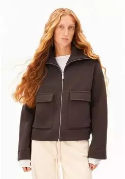 armedangels BAUMWOLL-WOLL STRICKJACKE | Bio-Woll Mix - braun ( ) (30009083-3637)