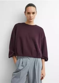 Comma Weiches Sweatshirt mit Bubblehem (2185090) lila