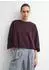 Comma Weiches Sweatshirt mit Bubblehem (2185090) lila