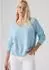Levi's superweicher Pullover mit V-Ausschnitt in Blau S (0046F-0013)