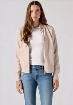 Levi's schmal geschnittener Pullover mit Reißverschluss und Stehkragen in Wollweiß (008A4-0012)