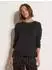 Apricot Contrast Chiffon Sleeves Pullover (94877969) dunkelgrau/charcoal
