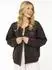 Zwillingsherz Uni Strickjacke mit V-Ausschnitt (11131552) braun