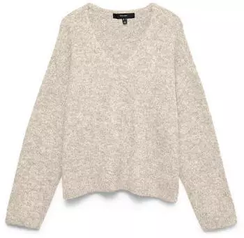Vero Moda VMBERRY LS V-Neck Pullover Oversized (12310745) birch