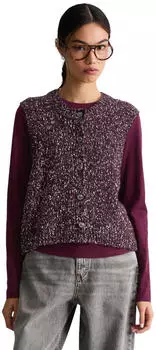 Marc O'Polo DENIM Strickpullover aus Woll-Alpaka-Mix (5000013535) mahagony jam