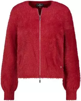 Monari Strickjacke mit flauschiger Haptik (809985) red dahlia